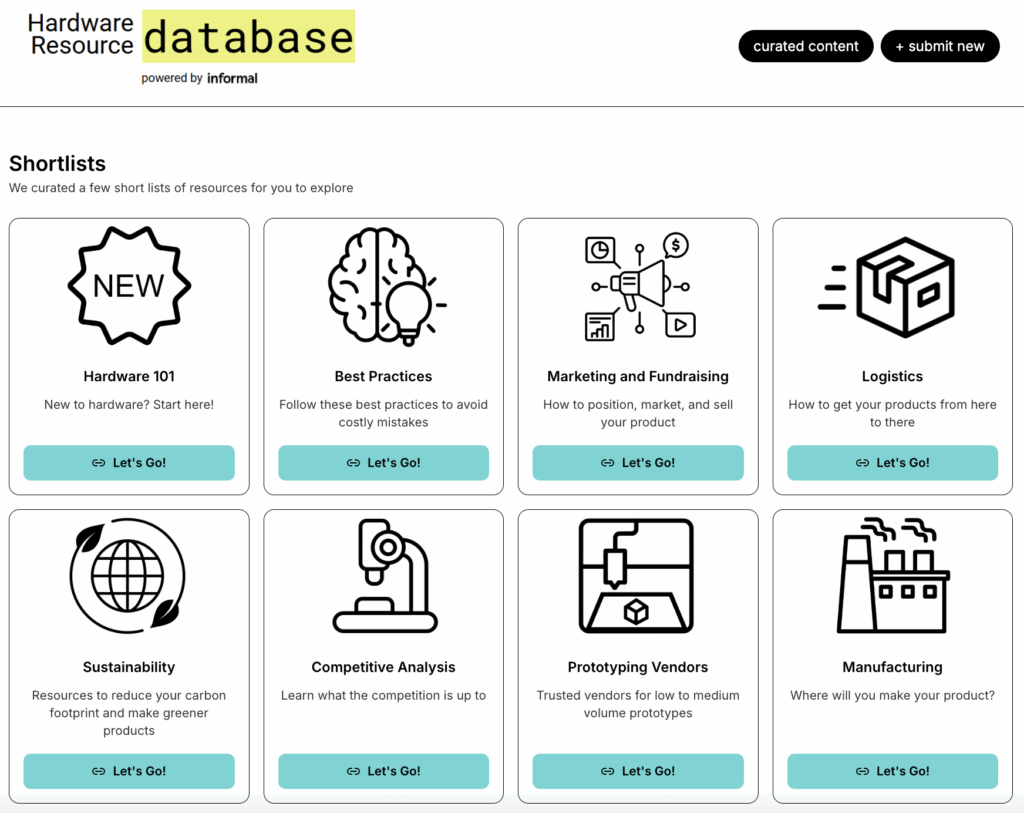 The informal Hardware Resource Database